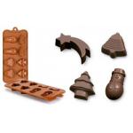Forma silikonowa do czekoladek w witecznych ksztatach - Ibili